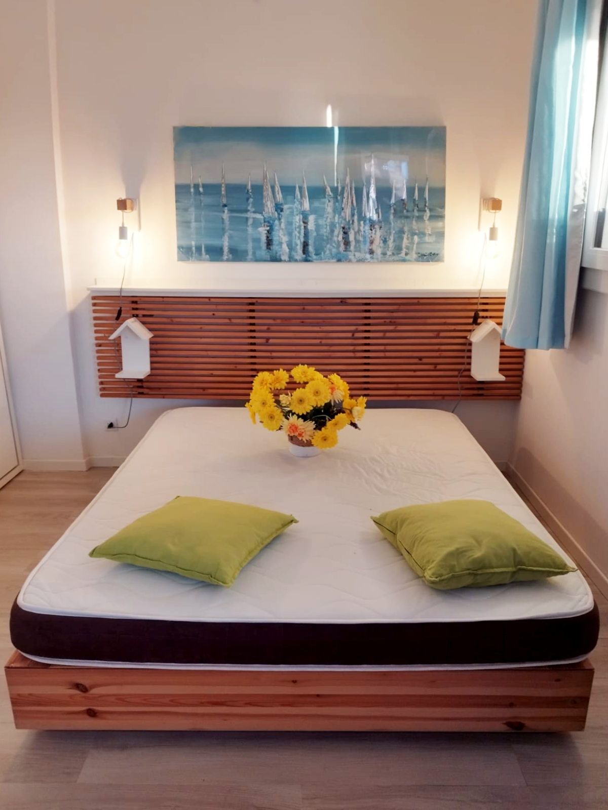 Camera da letto matrimoniale dell'appartamento PhotoWalkTour House