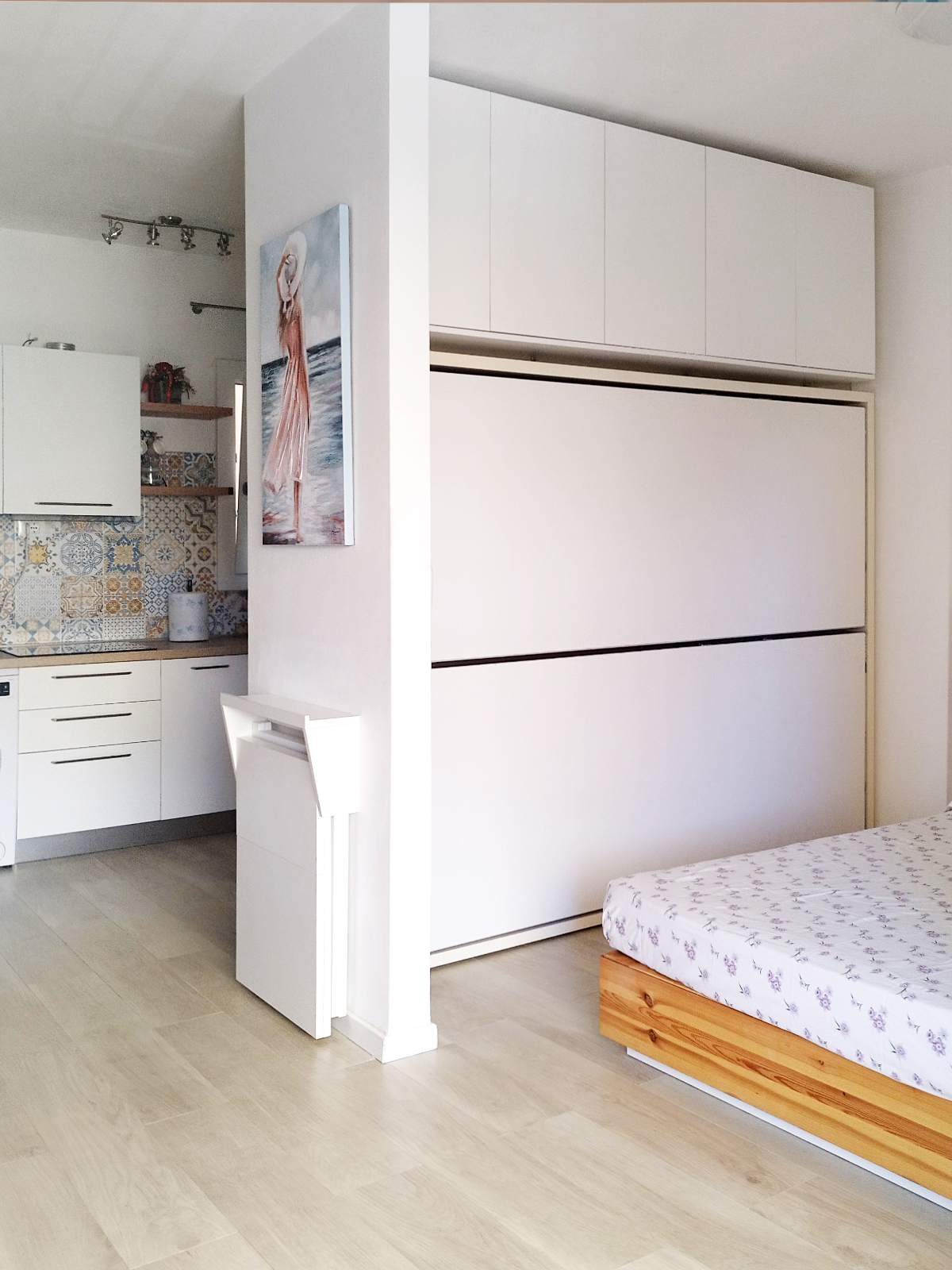 Zona notte aggiuntiva con letto singolo dell'appartamento PhotoWalkTour House