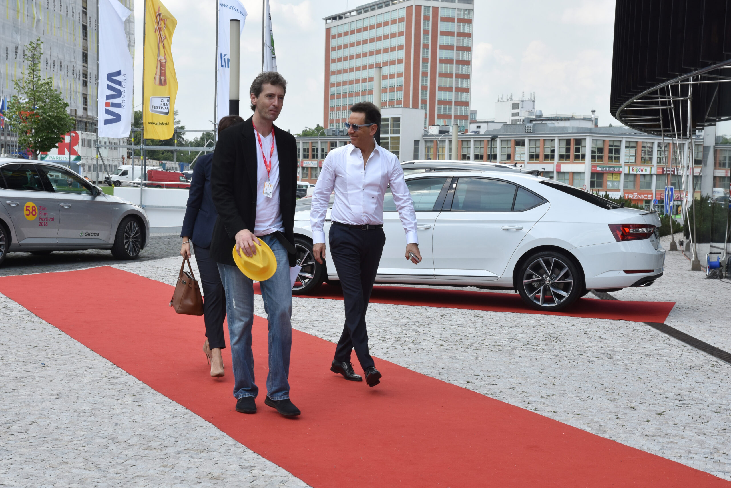 Red carpet di un festival del cinema